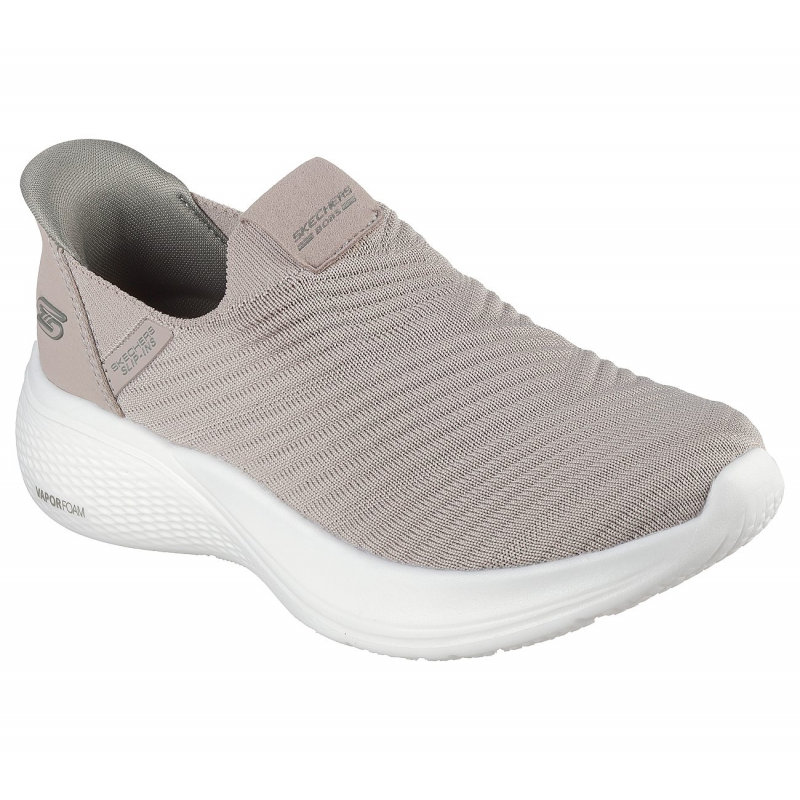103376821_698fcb9082dde Skechers Women's Slip-ins: BOBS Sport Infinity - Daily Vision Shoes - حذاء سكيتشرز سليب انس: بوبس انفينتي للنساء لون بيج ونعل أبيض - الصورة 1