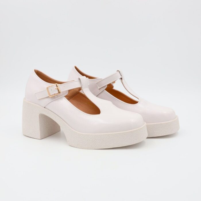 ⁦حذاء روكي للصبايا طبي من Silia Comfort لون ابيض⁩ - الصورة ⁦5⁩