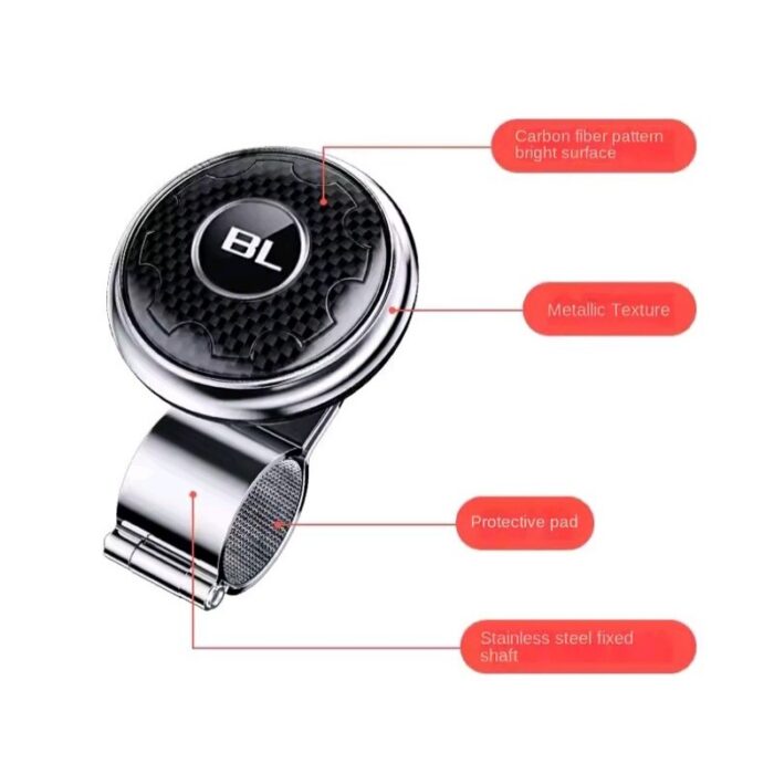 ⁦مقبض دوار ل steering للسيارة - دوارن 360 درجة - تجعل القيادة سهلاً مما يقلل الضغط على يديك وذراعيك.⁩ - الصورة ⁦3⁩