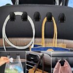 ⁦علاقة لتابلو السيارة حجم صغير عدد 1- متعدد الاستخدامات لتعليق اكيبل الشحن، والمفاتيح وغيرها⁩ - الصورة ⁦3⁩