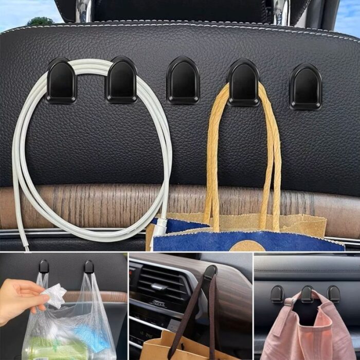 ⁦علاقة لتابلو السيارة حجم صغير عدد 1- متعدد الاستخدامات لتعليق اكيبل الشحن، والمفاتيح وغيرها⁩ - الصورة ⁦3⁩