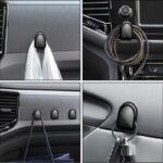 ⁦علاقة لتابلو السيارة حجم صغير عدد 1- متعدد الاستخدامات لتعليق اكيبل الشحن، والمفاتيح وغيرها⁩ - الصورة ⁦4⁩