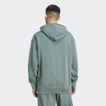 ⁦adidas Mens' ALL SZN French Terry Washed Hoodie - Green⁩ - الصورة ⁦3⁩