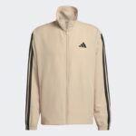 adidas Mens' 3 Stripes Woven Track Suit - Beige