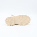 ⁦بسطار جلد للأطفال لون بيج⁩ - الصورة ⁦2⁩