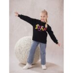 ⁦بلوزة ولادي بأكمام طويلة لون أسود⁩ - الصورة ⁦2⁩