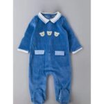 ⁦افرهول شنوي بسحاب للاطفال لون ازرق⁩ - الصورة ⁦2⁩