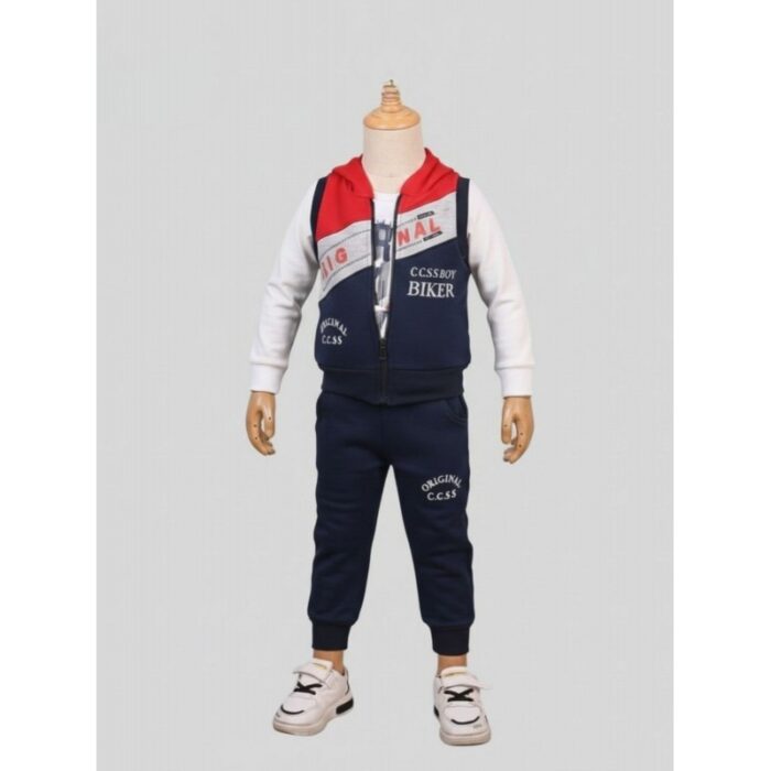 ⁦طقم 3 قطع بنطلون + بلوزة + فيزت⁩ - الصورة ⁦2⁩