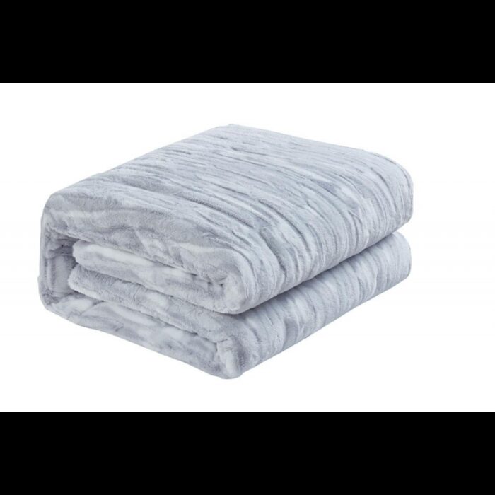 ⁦[14112356] طقم غطاء تخت 6 قطع FLOWER WINTER FOG GREY KING 260×240 CM⁩ - الصورة ⁦4⁩