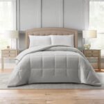 ⁦[24150064] طقم غطاء تخت 4 قطع VALOR JULIE GREY DOUBLE 240X220 CM⁩ - الصورة ⁦2⁩