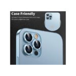 ⁦طقم حماية 3 قطع لعدسات كاميرا لايفون 11pro/ 11pro max لون أزرق⁩ - الصورة ⁦2⁩