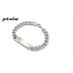 ⁦سوار ستانلس مميز للصبايا لون فضي⁩ - الصورة ⁦2⁩