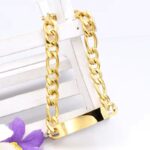 سوار ستانلس مميز للصبايا لون ذهبي