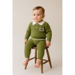 ولادي صوف لون أخضر