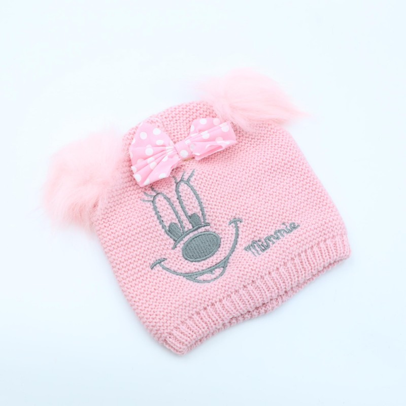 103394126_6981f23525ca8 طاقية للأطفال لون زهري - الصورة 1