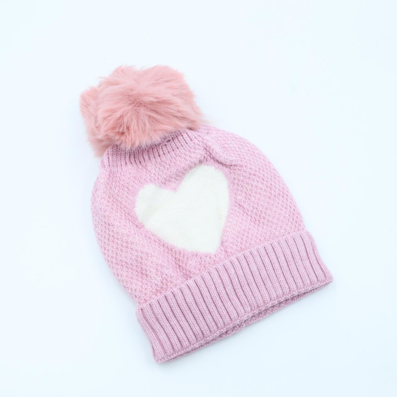 ⁦طاقية للأطفال لون بنفسجي⁩ - الصورة ⁦1⁩