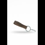 مدالية جلد طبيعي أنيقة بتصميم صنع في فلسطين لون أزرق