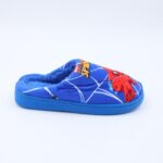 ⁦شبشب شتوي فرو من الداخل سبايدر مان للأطفال لون أزرق⁩ - الصورة ⁦3⁩