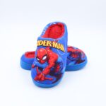 شبشب شتوي فرو من الداخل سبايدر مان للأطفال لون أزرق