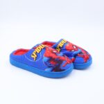 ⁦شبشب شتوي فرو من الداخل سبايدر مان للأطفال لون أزرق⁩ - الصورة ⁦5⁩