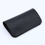 ⁦حقيبة تبغ من جلد طبيعي لون أسود⁩ - الصورة ⁦4⁩