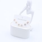 مجموعة مكونة من 3 حلوق كرستال