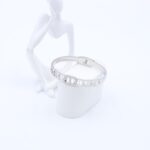 سوار لون فضي مع زركون فضي