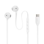 ⁦سماعات أذن سلكية JBL Tune 305C USB-C لون أبيض⁩ - الصورة ⁦2⁩
