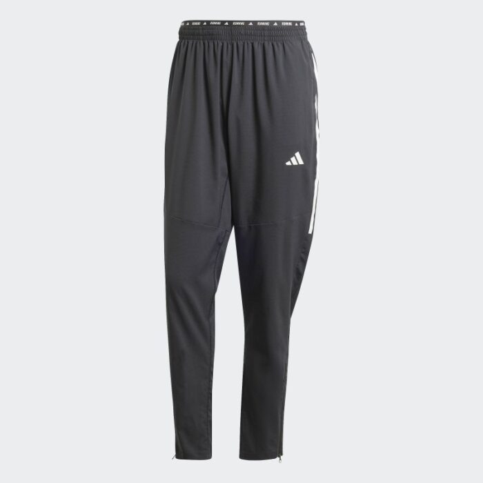 ⁦adidas Mens' Own the Run 3-Stripes Joggers - Black⁩ - الصورة ⁦2⁩