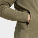 ⁦adidas Mens' Terrex Multi Essentials Full-Zip Fleece Jacket - Green⁩ - الصورة ⁦7⁩