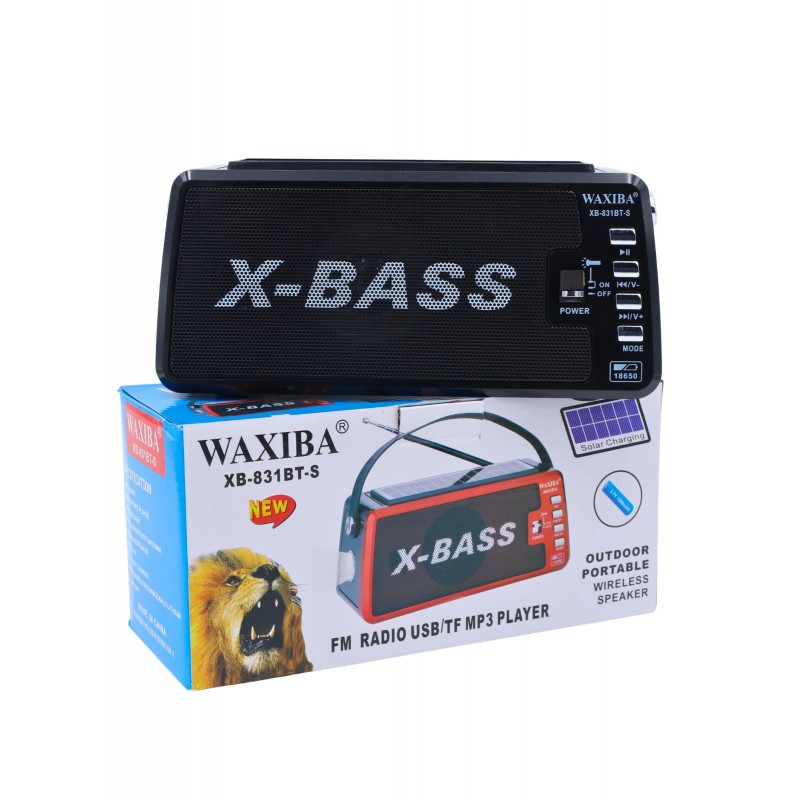 103395263_6981f58868a7c راديو يعمل بالطاقة الشمسية لون أسود xb-831bt-s - الصورة 1