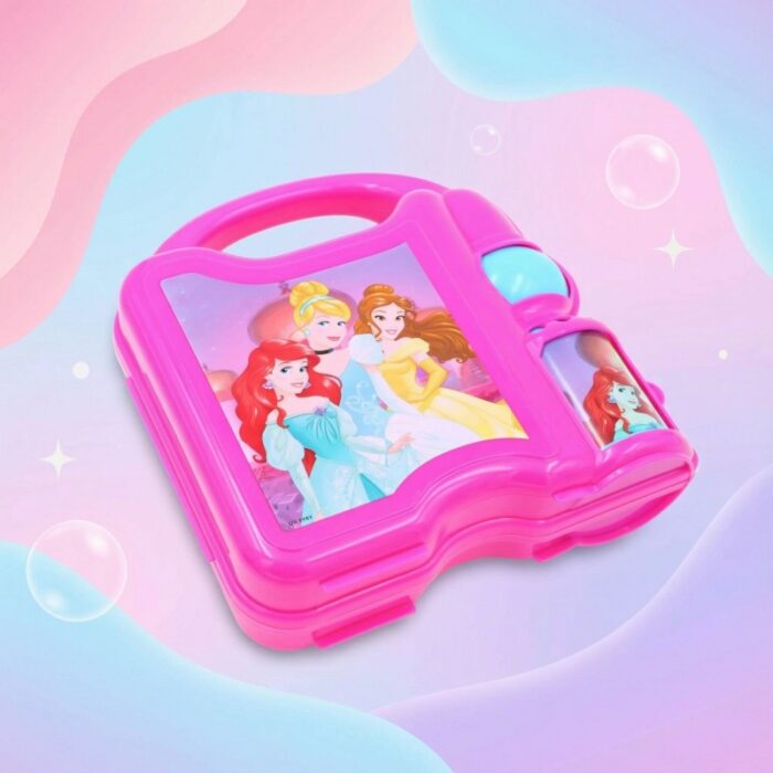 ⁦لانش بوكس أميرات دزني مع مطارة⁩ - الصورة ⁦2⁩