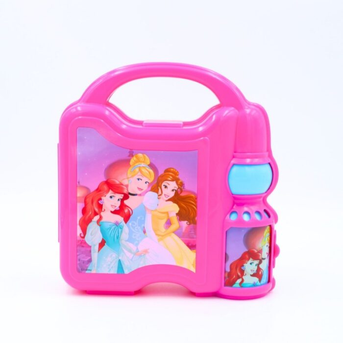 ⁦لانش بوكس أميرات دزني مع مطارة⁩ - الصورة ⁦3⁩