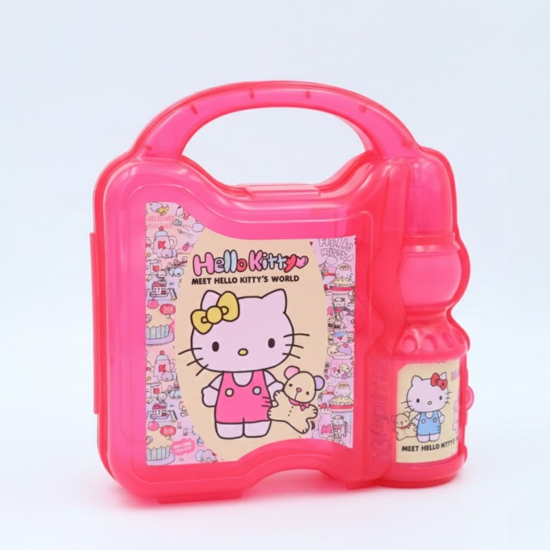 ⁦لانش بوكس هيلو كيتي مع مطارة⁩ - الصورة ⁦1⁩