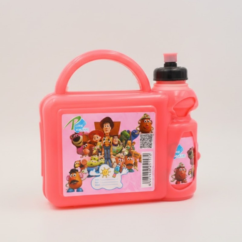 ⁦لانش بوكس أطفال مع مطارة⁩ - الصورة ⁦1⁩