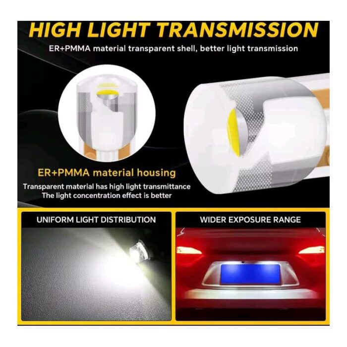 ⁦2 ضوء أصفر للسيارة بقوة 5 واط و12 فولت حجم صغير وذات سطوع عالي مقاوم للماء والتأثيرات الجوية و سهل التركيب⁩ - الصورة ⁦8⁩