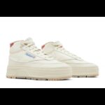 ⁦Reebok Unisex' Club C Geo Mid Shoes- White⁩ - الصورة ⁦2⁩