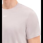 ⁦Reebok Mens' Id Train Ss Tech T-Shirt - Silver⁩ - الصورة ⁦4⁩