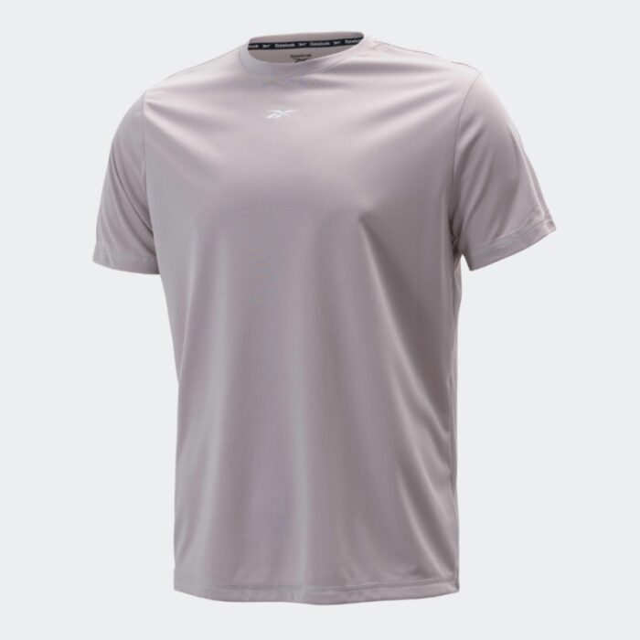 ⁦Reebok Mens' Id Train Ss Tech T-Shirt - Silver⁩ - الصورة ⁦5⁩