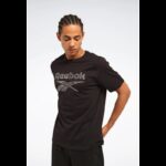 ⁦Reebok Mens' Id Camo T-Shirt - Black⁩ - الصورة ⁦5⁩