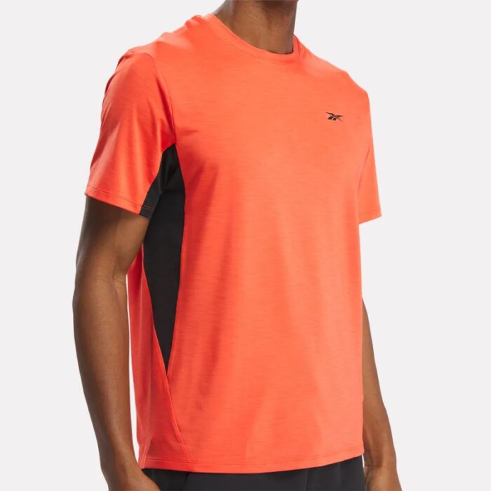 ⁦Reebok Mens' Athlete Tee 2.0 T-Shirt - Orange⁩ - الصورة ⁦4⁩
