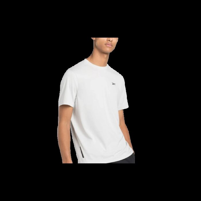 ⁦Reebok Mens' Athlete Tee 2.0 T-Shirt - White⁩ - الصورة ⁦3⁩