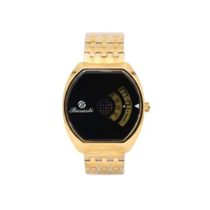 ساعة يد شبابية لون ذهبي