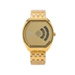 ⁦ساعة يد شبابية لون ذهبي⁩ - الصورة ⁦5⁩