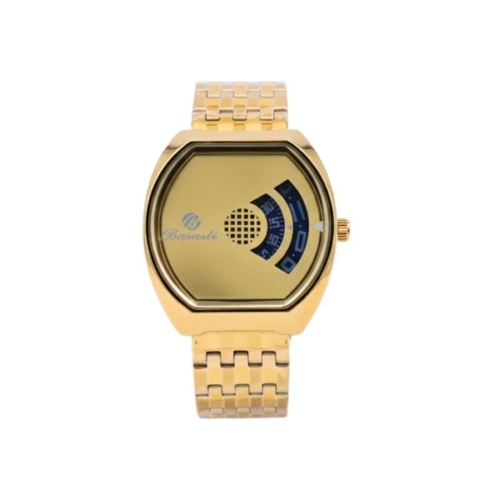 ⁦ساعة يد شبابية لون ذهبي⁩ - الصورة ⁦6⁩