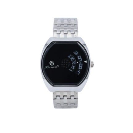 ساعة يد شبابية لون فضي