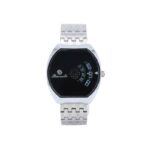 ⁦ساعة يد شبابية لون فضي⁩ - الصورة ⁦4⁩