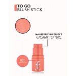 ⁦To Go Stick Blush by Flormar 001 PEACHY GLAM بلشر⁩ - الصورة ⁦2⁩