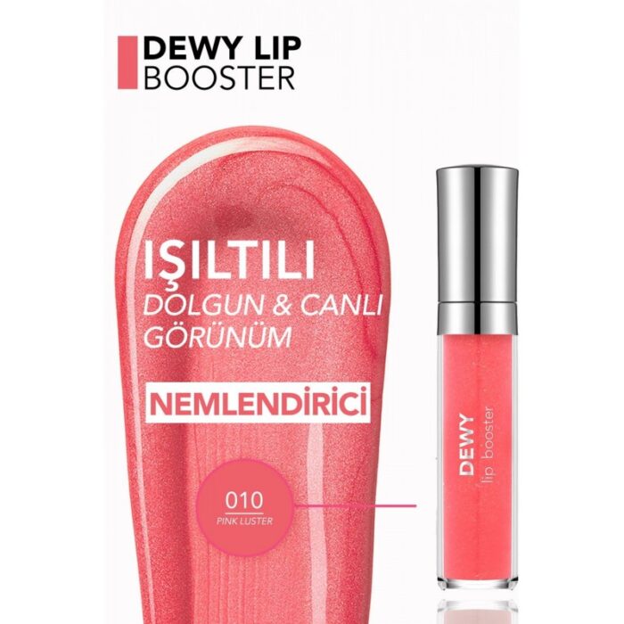 ⁦Dewy Lip Booster 010 PINK LUSTER ملمع شفاه من فلورمار⁩ - الصورة ⁦3⁩