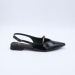 ⁦حذاء ستاتي زحاف لون أسود⁩ - الصورة ⁦3⁩